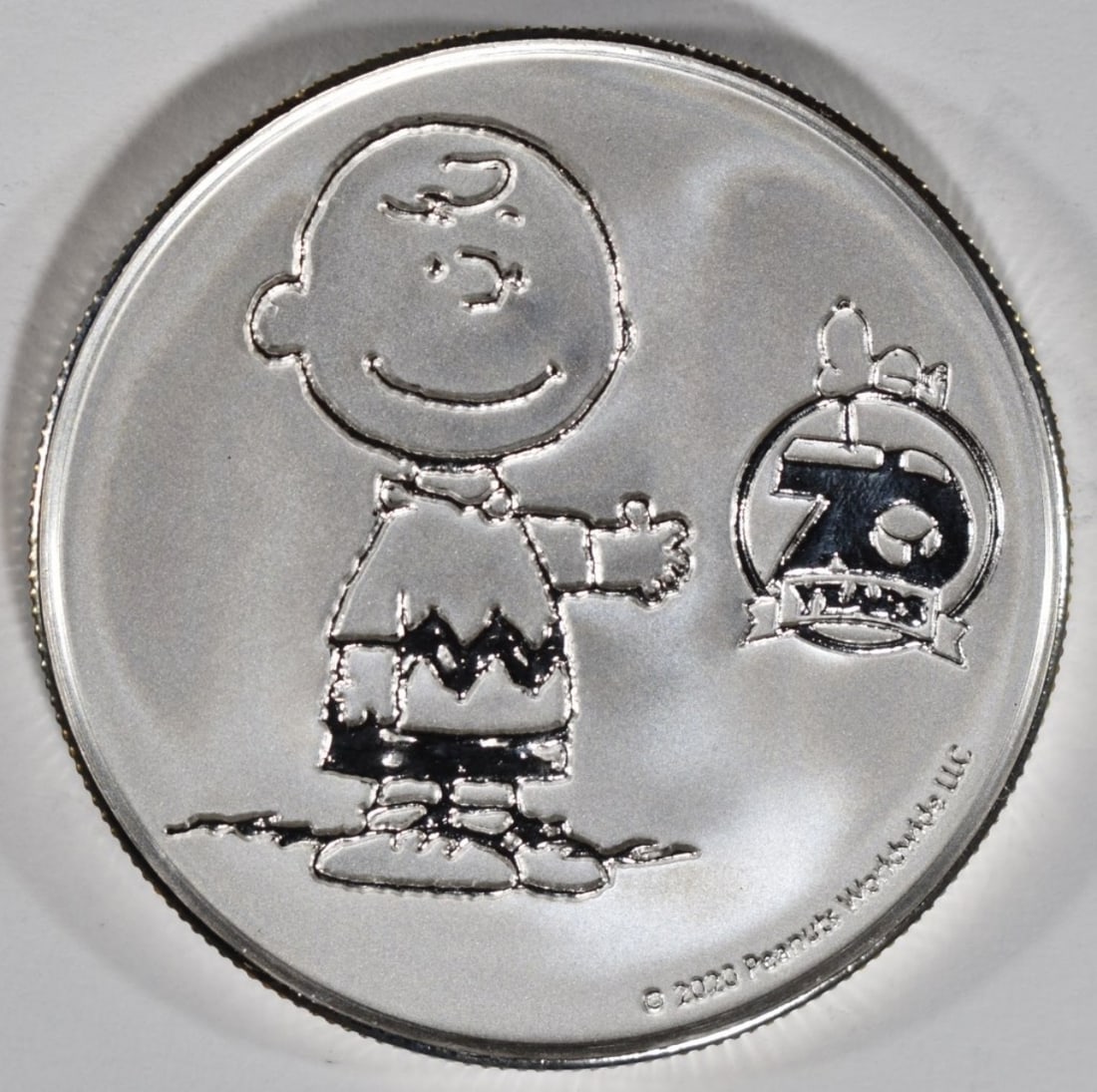 1oz 999 Silver Round- Peanuts 70 years: Follow us on Facebook, Instagram, X, and TikTok.