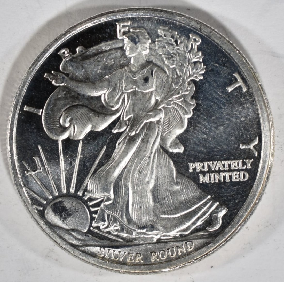 1/2oz .999 Silver Walking Liberty (1 of 2)