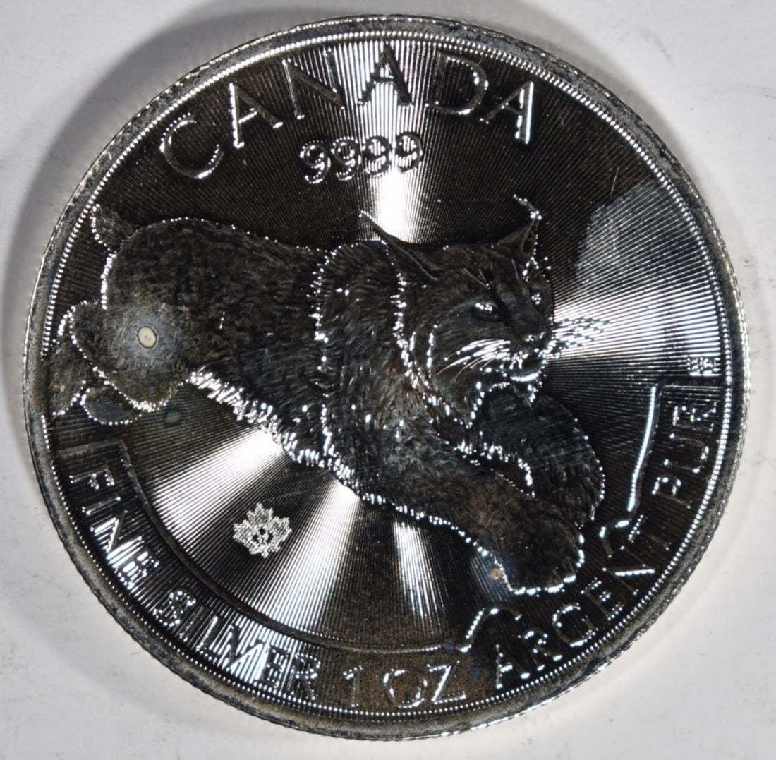 2017 Canada Lynx 1oz Silver Round: Follow us on Facebook, Instagram, X, and TikTok.