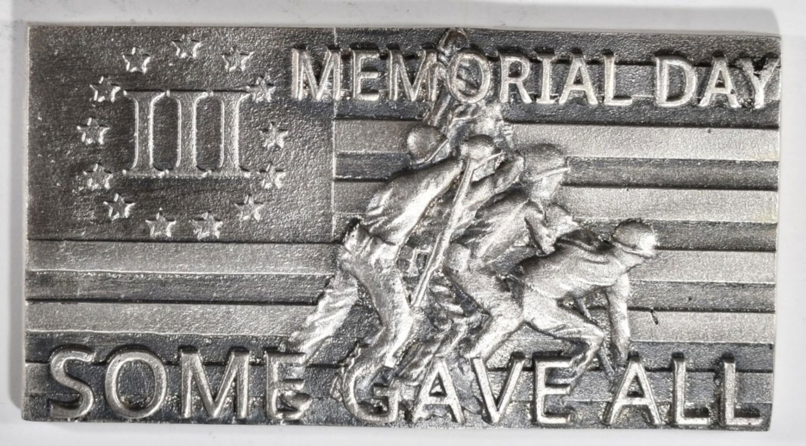 Memorial Day 3.1oz Fine Silver Bar (1 of 2)