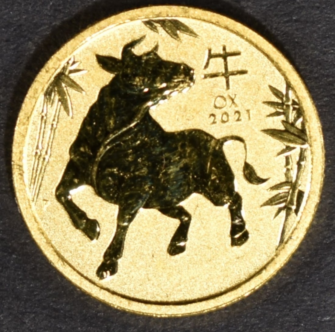 2021 1/10oz Gold Ox (1 of 2)