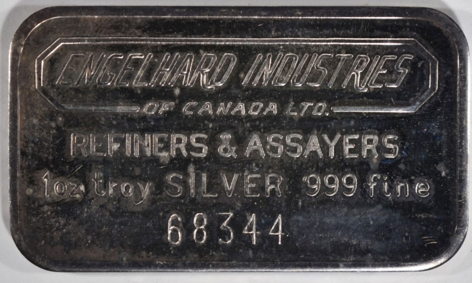 1oz .999 Silver Engelhard Bar (1 of 2)