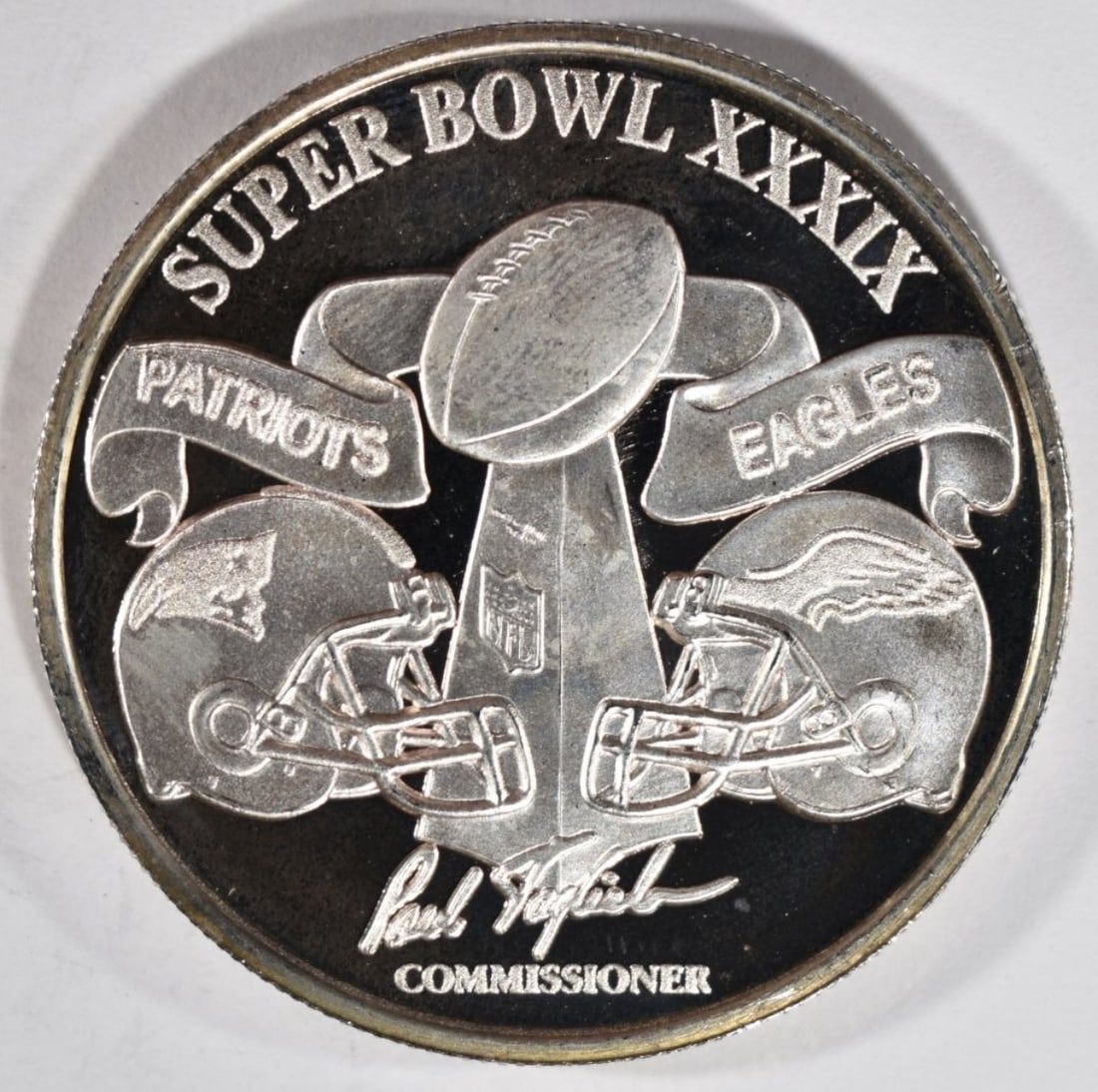Super Bowl XXXIX Silver Round- 1oz (1 of 2)