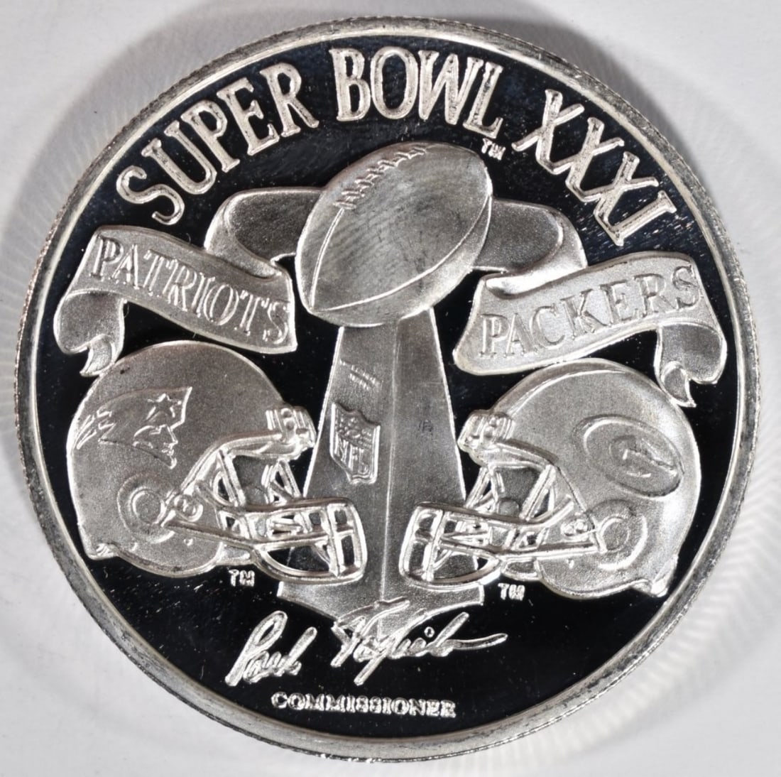 Super Bowl XXXI Silver Round- 1oz (1 of 2)