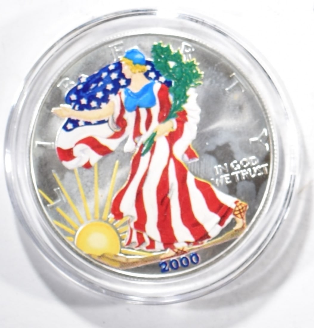 2000 Colorize Am. Silver Eagle - 2