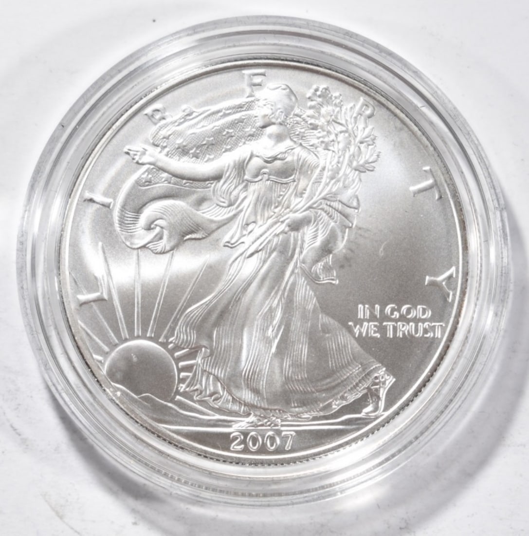 2007-W Unc Am. Silver Eagle - 2