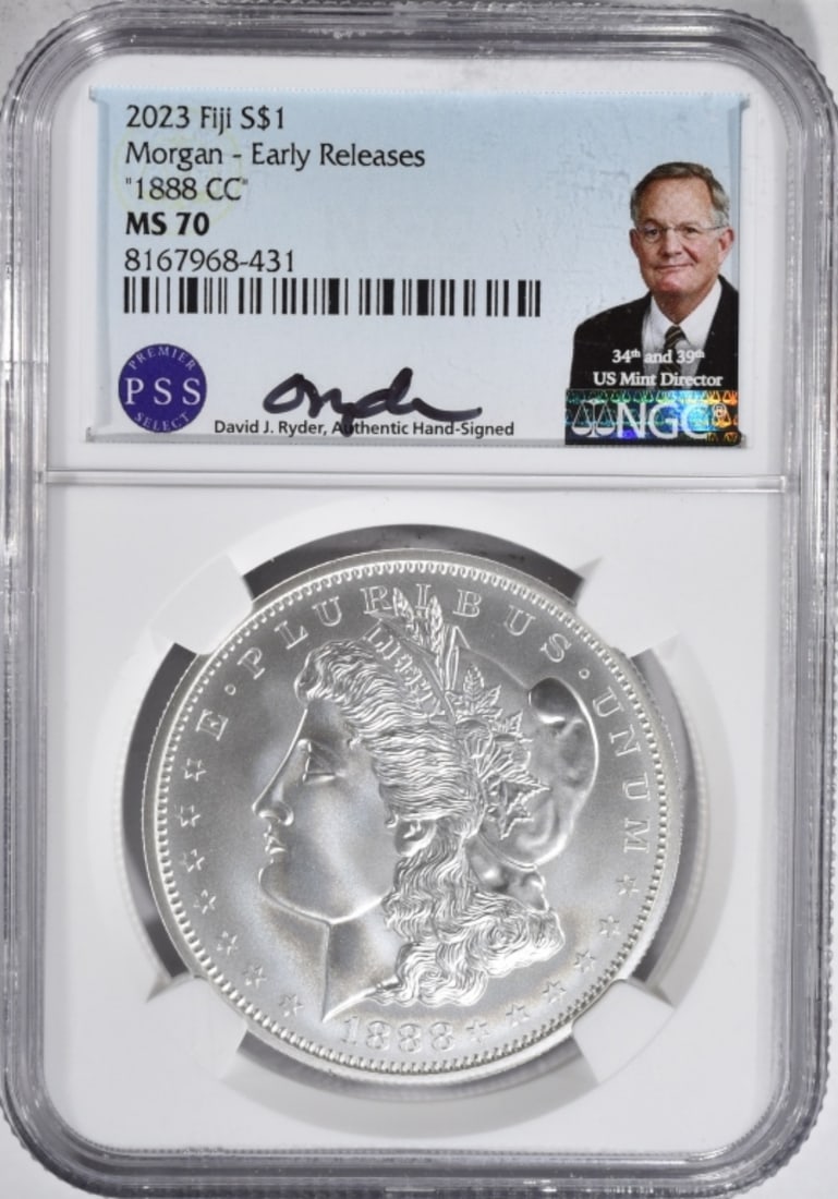 Morgan Restrike "1888-CC", NGC MS-70: Top-rated online Auction House.