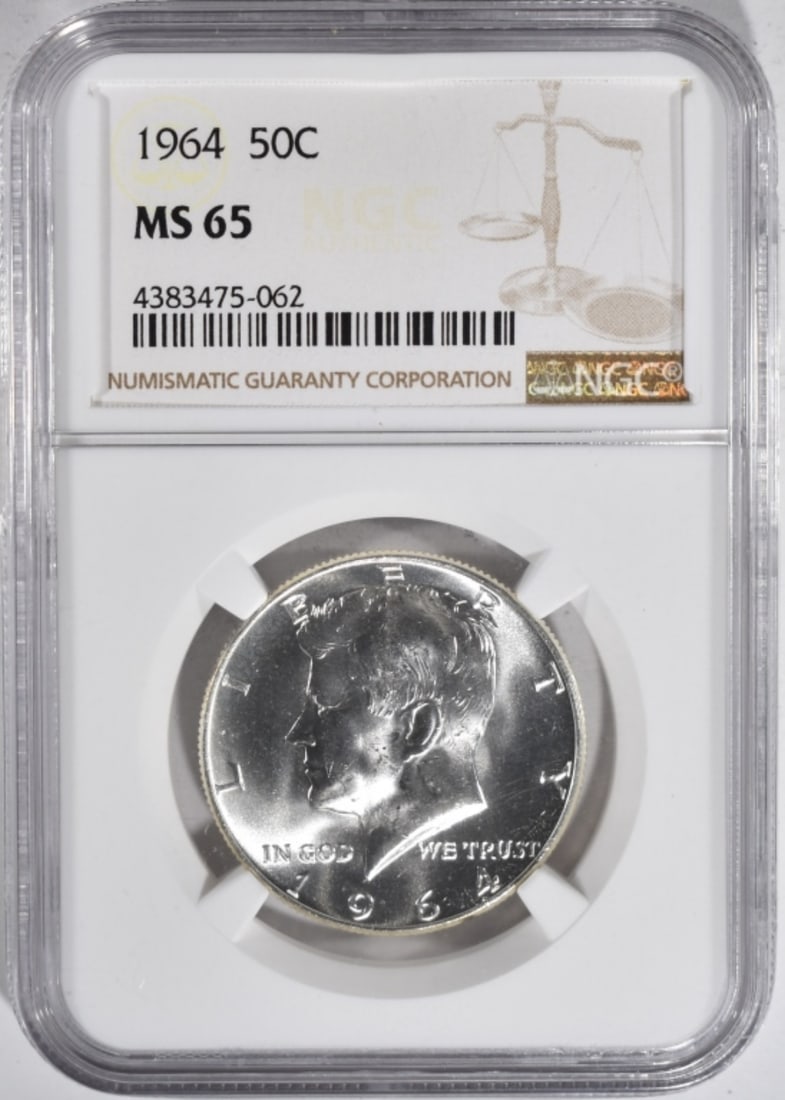 1964 Kennedy Half, NGC MS-65 (1 of 2)