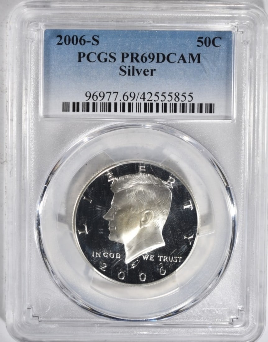 2006-S Silver Kennedy, PCGS PR-69 DCAM (1 of 2)