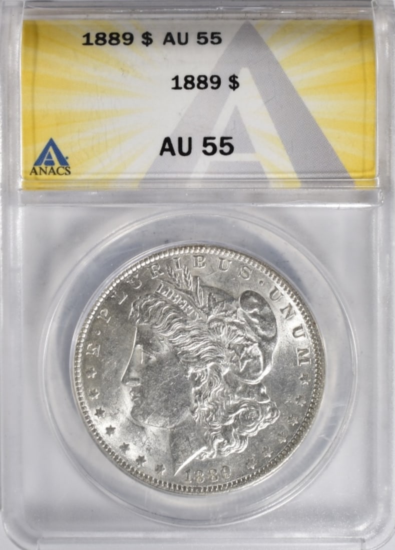1889 Morgan Dollar, ANACS AU-55 (1 of 2)