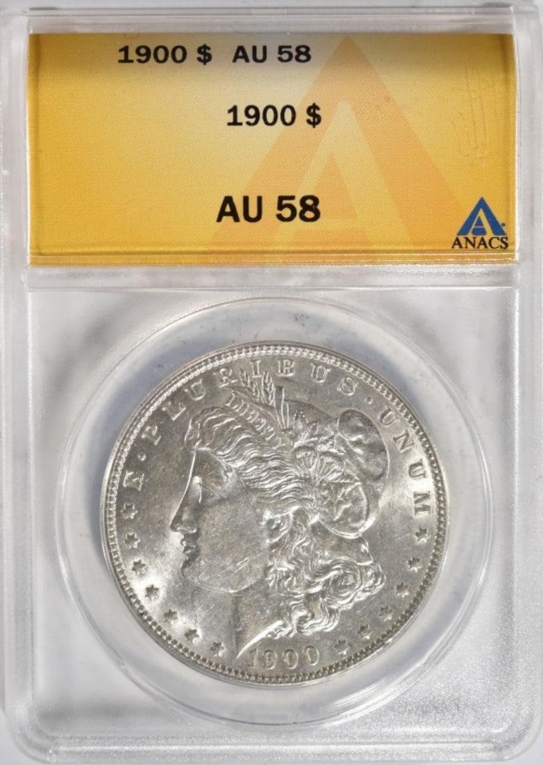 1900 Morgan Dollar, ANACS AU-58 (1 of 2)
