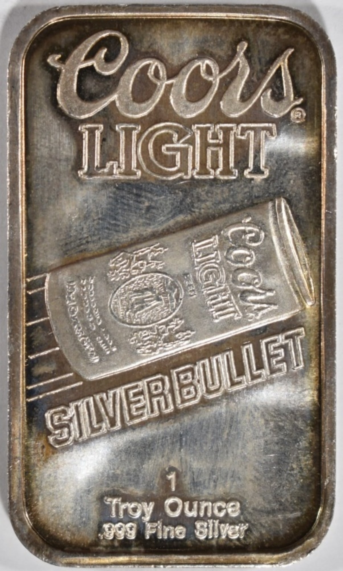 Coors Light 1oz .999 Silver Bar: Follow us on Facebook, Instagram, X, and TikTok.