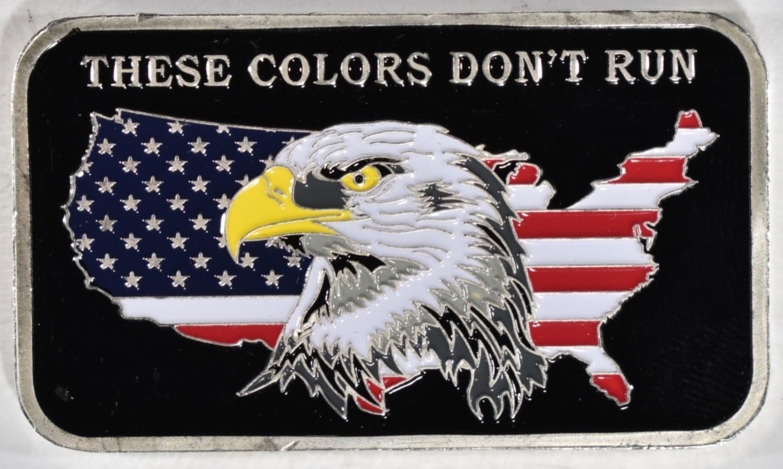 Colorized Patriotic 1oz .999 Silver Bar (1 of 2)