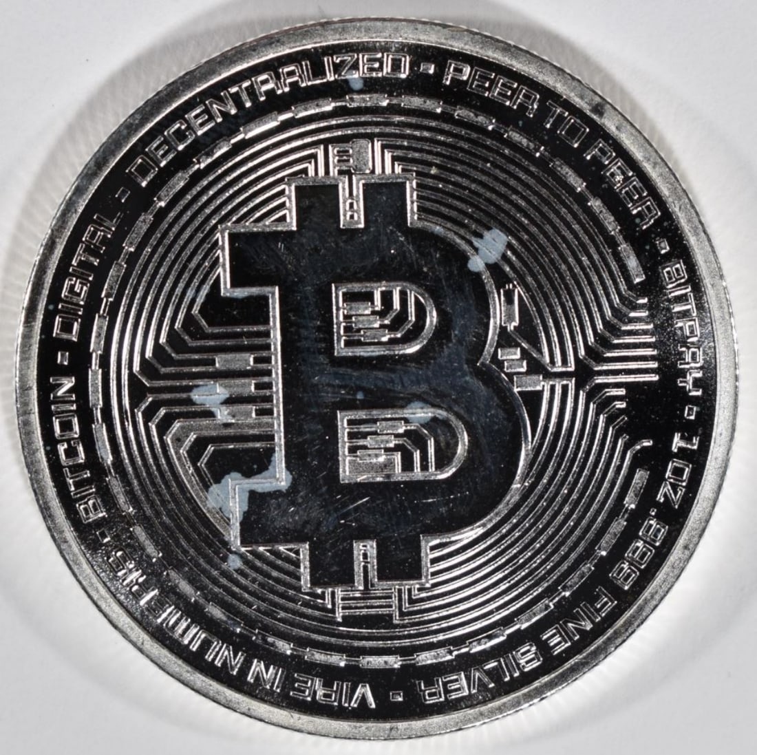 1oz Silver Bitcoin Round (1 of 2)