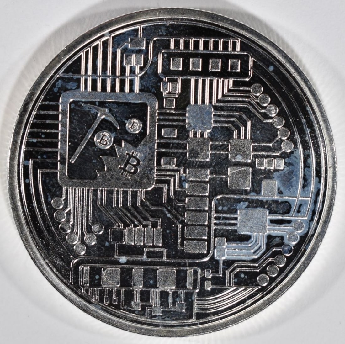 1oz Silver Bitcoin Round - 2