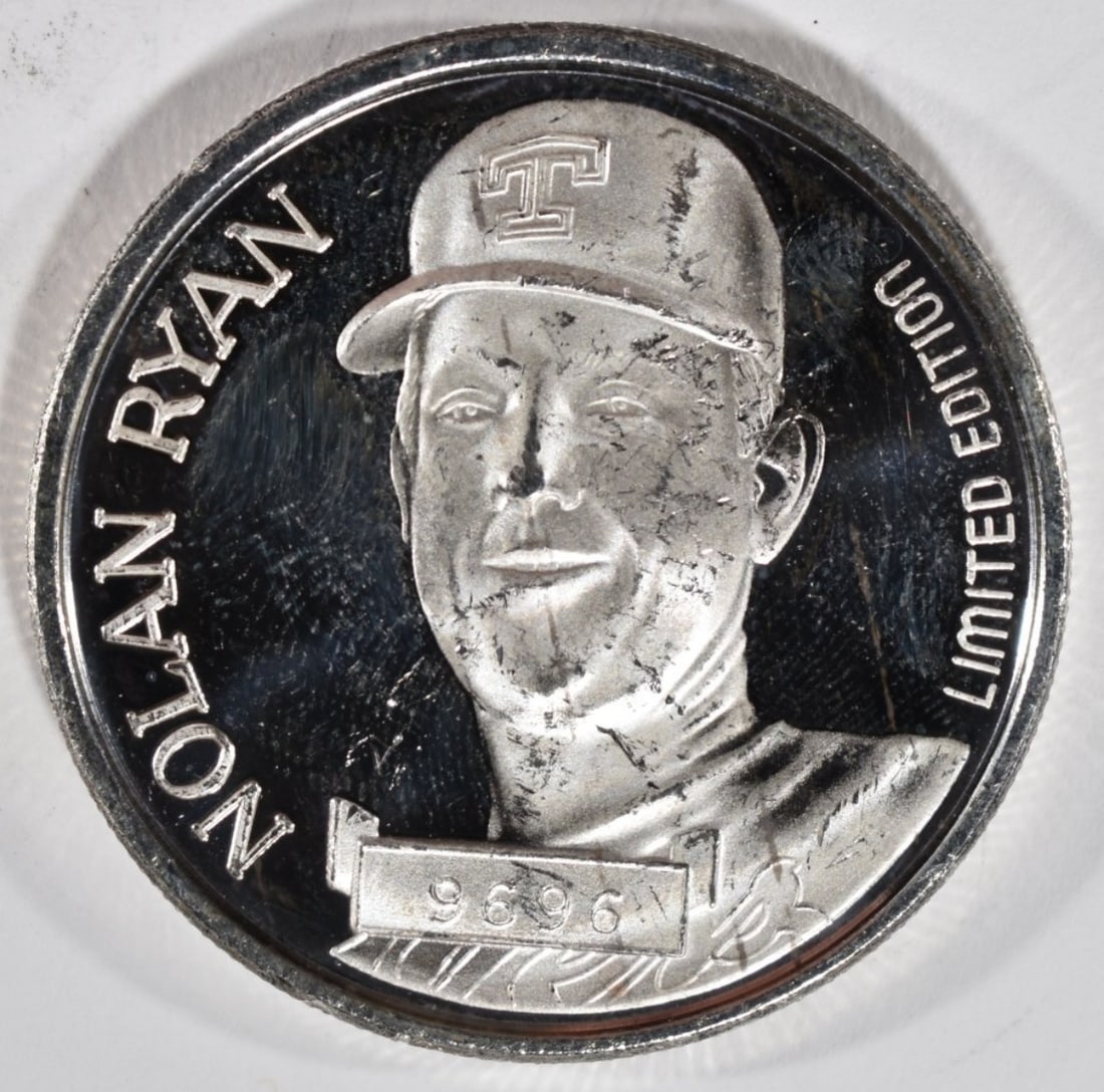 MLB 5000 Strikeouts Nolan Ryan 1oz Silver Round: Follow us on Facebook, Instagram, X, and TikTok.