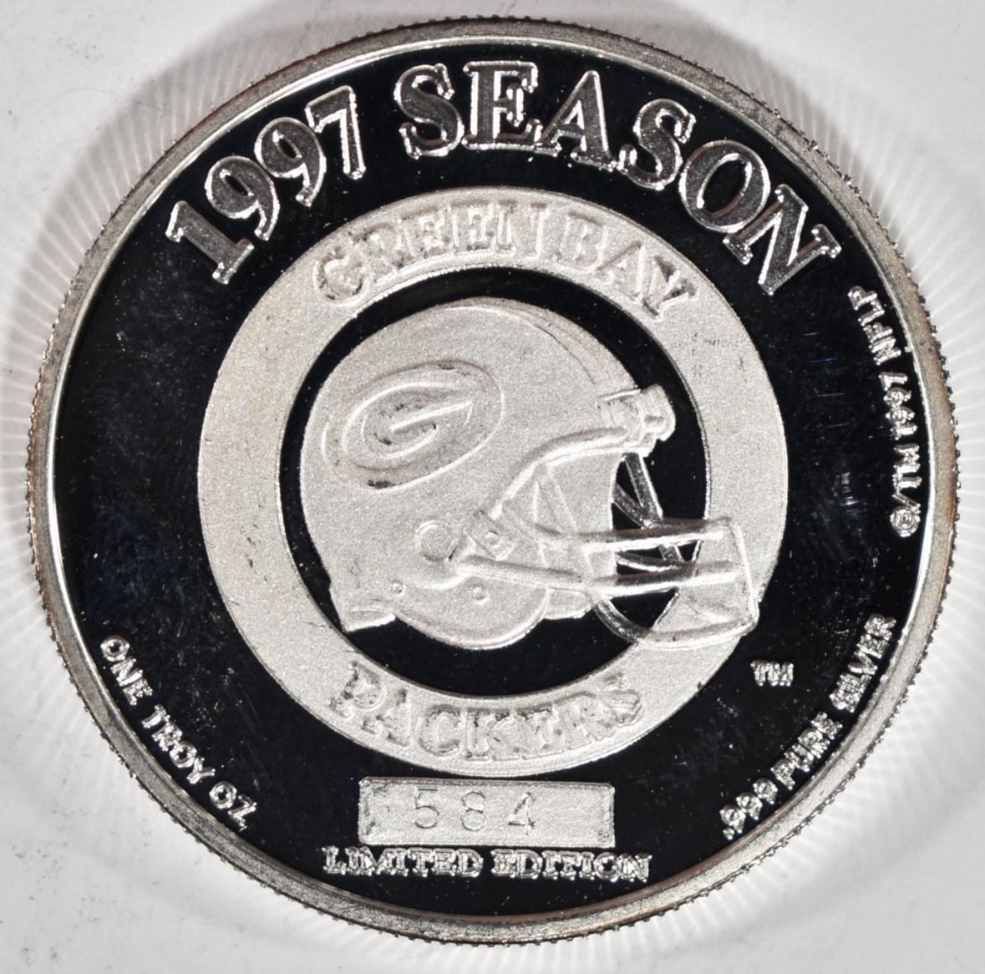 Memory of Don Hutson 1oz Silver Round: Follow us on Facebook, Instagram, X, and TikTok.