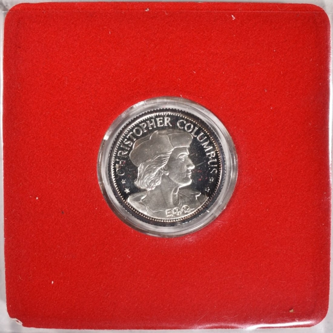 1/4oz Silver Christopher Columbus Commem: Bid live now!