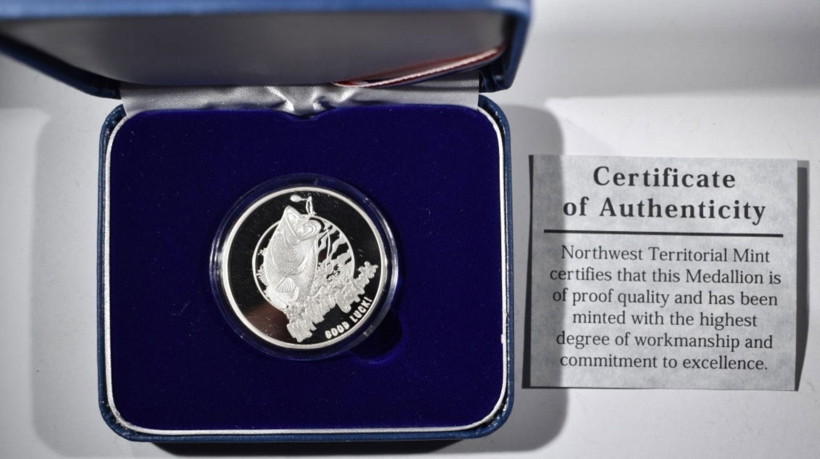 LARGEMOUTH BASS 1oz .999 SILVER ROUND (1 of 3)