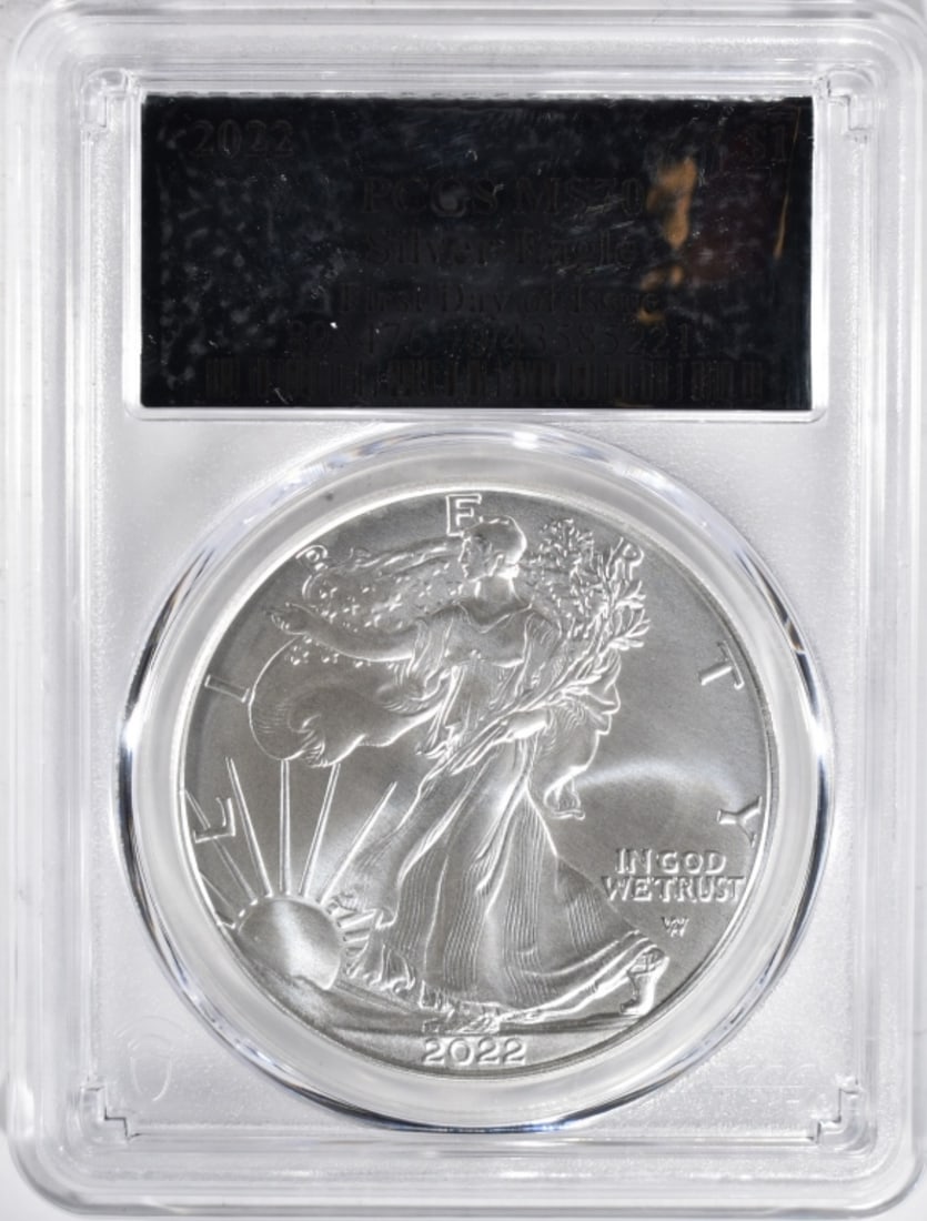 2022 Am. Silver Eagle, PCGS MS-70 (1 of 2)