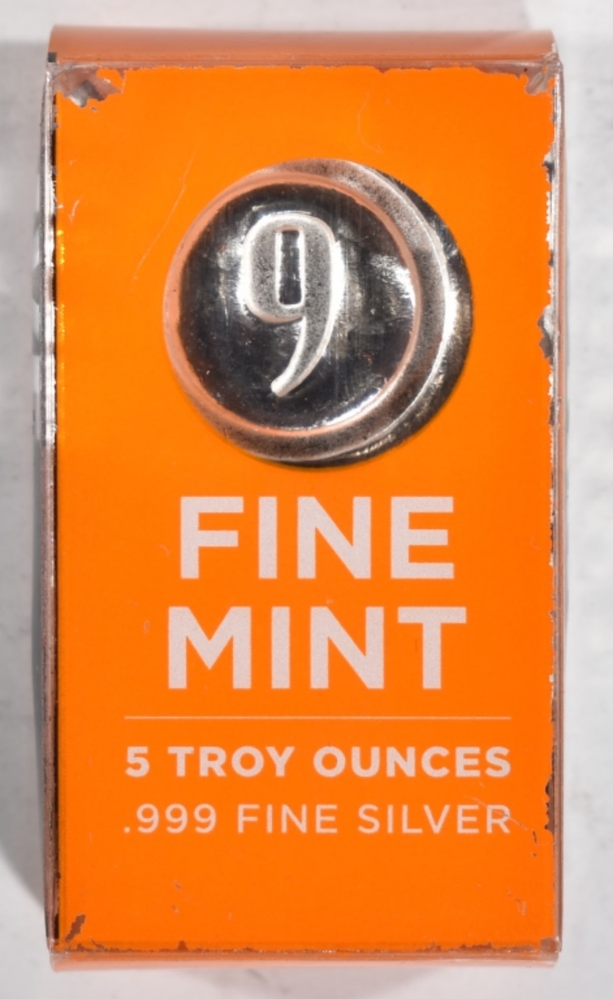 Five Mint 5oz 999 Poured Silver Bar: Bid live now!