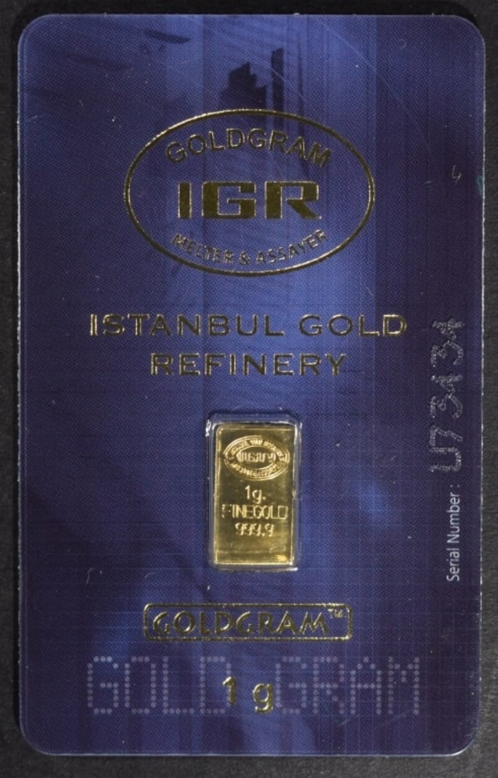 IGR 1 Gram 999 Gold in Mint Packaging: Top-rated online Auction House.