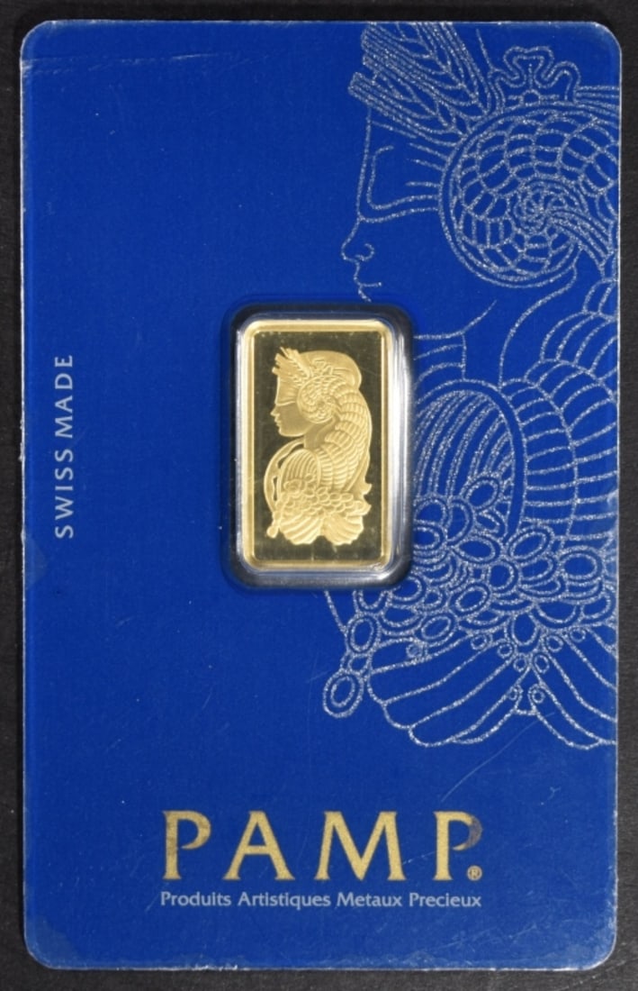 PAMP 5 Grams 999 Gold in Mint Packaging (1 of 2)