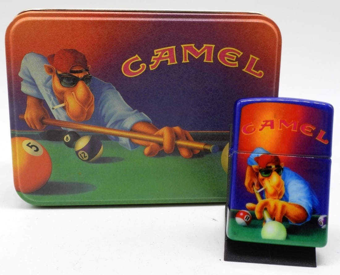 1993 Camel Joe Playing Pool Zippo Sealed (1 of 4)
