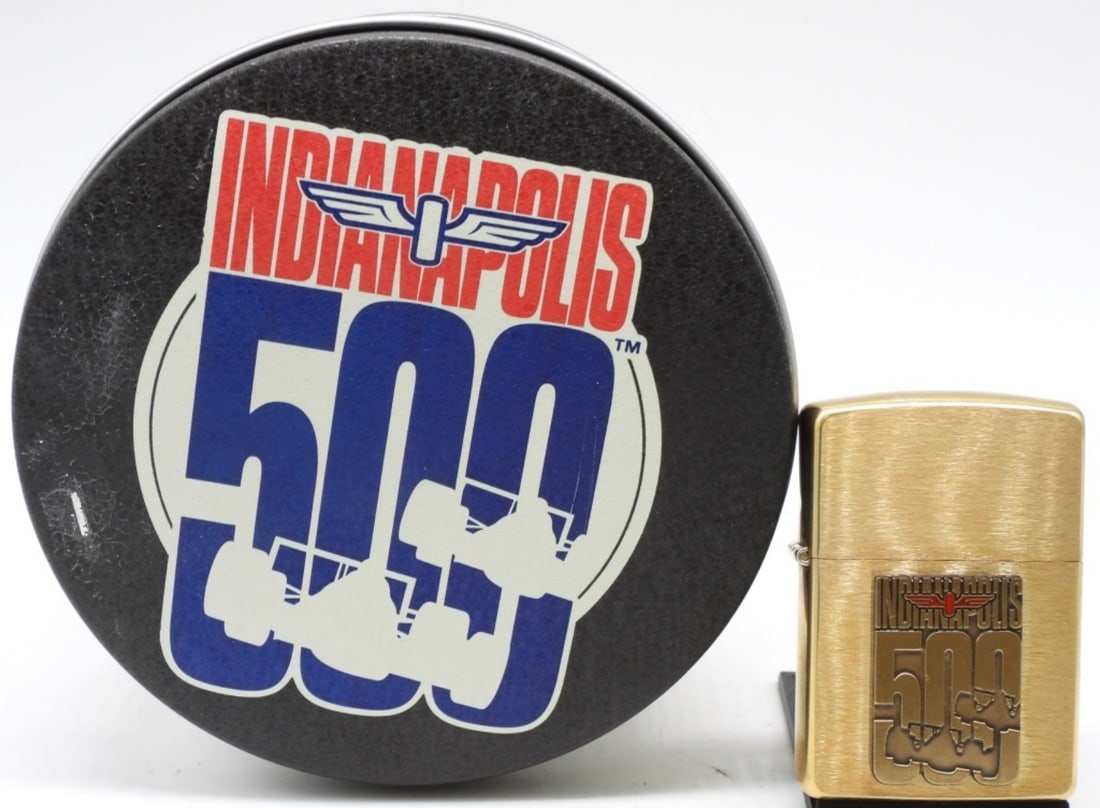 1994 Indianapolis 500 Zippo Sealed: Sealed. In its original tin case. Solid Brass