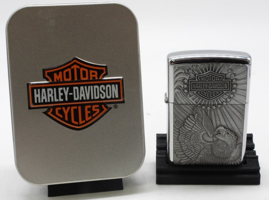 1999 Harley Davidson Eagle Stars & Stipes Zippo (1 of 4)