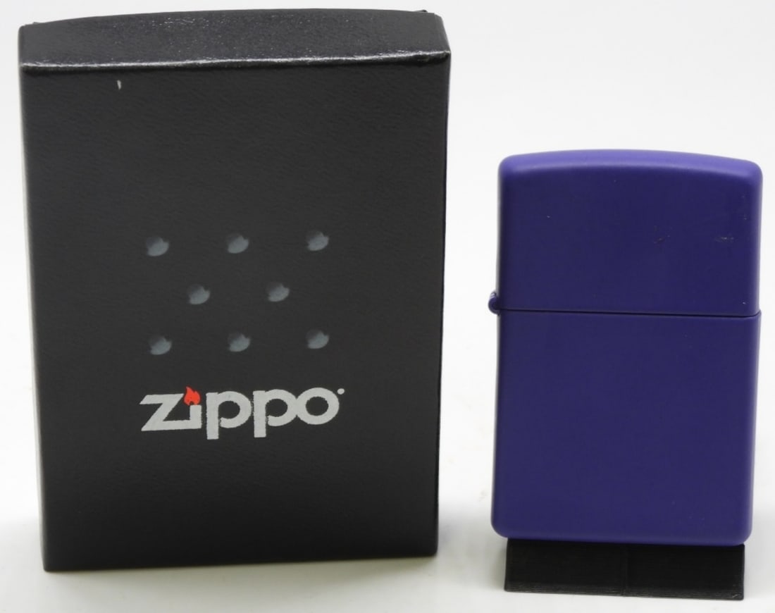 Matte Purple Zippo 2006 Sealed: Sealed, 2006. Comes with a box