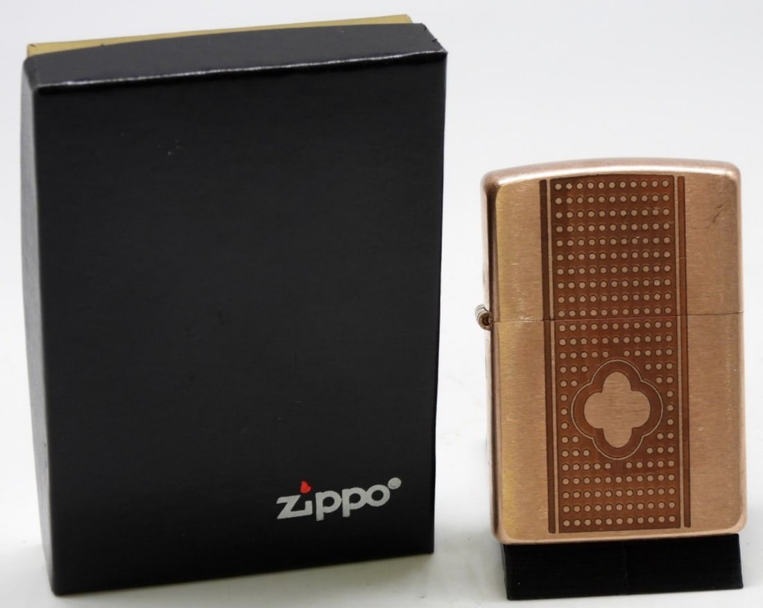 Camel Moroccan Nights Copper Zippo Unfired: Unfired. Copper case. From Camel cigarettes. 2003