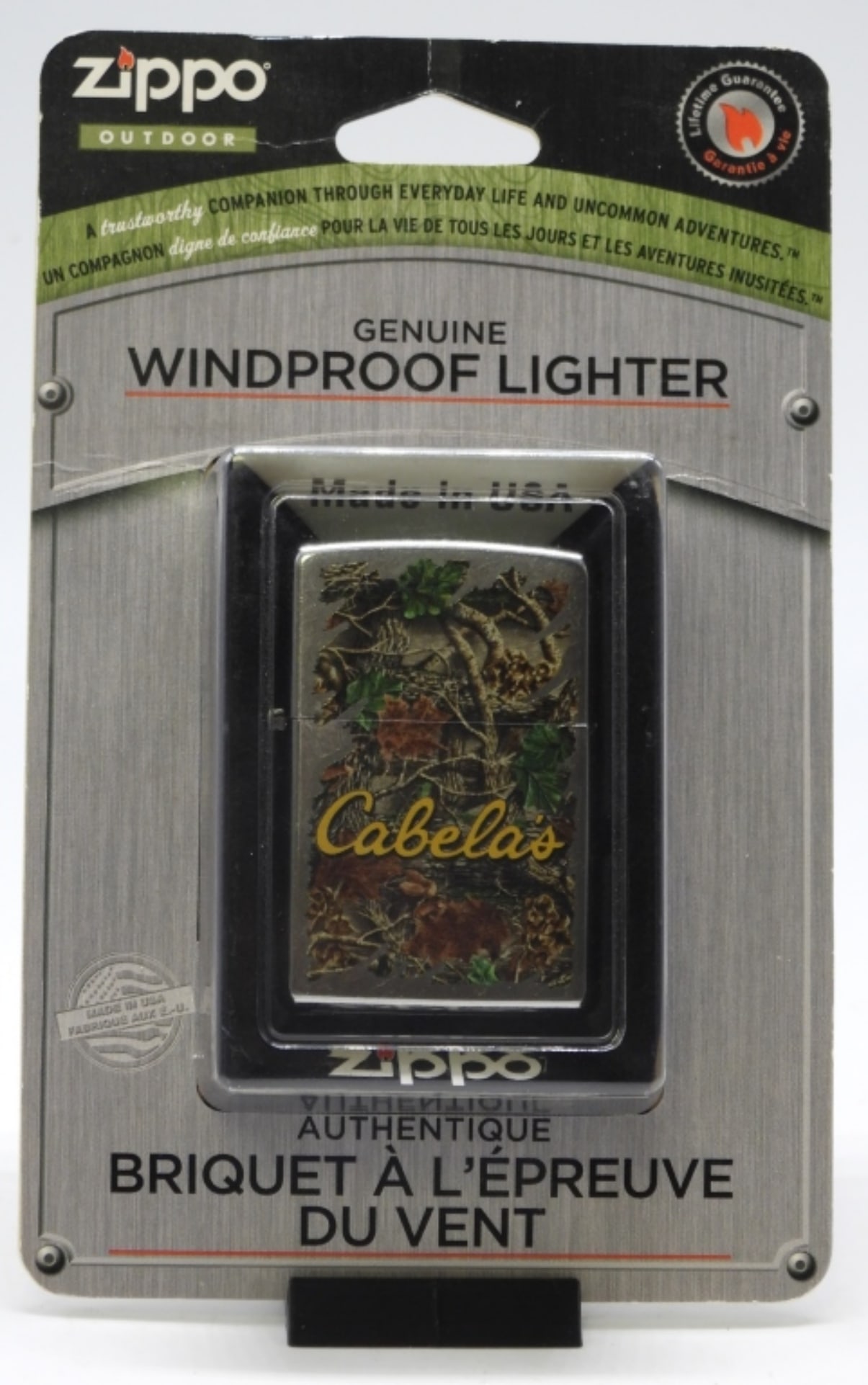 2012 Cabela's Zippo Sealed: Sealed still in its package.