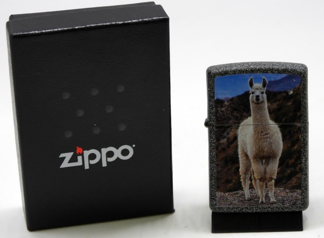 Llama Zippo 2018 Sealed: 2018. Sealed. Llama on the front