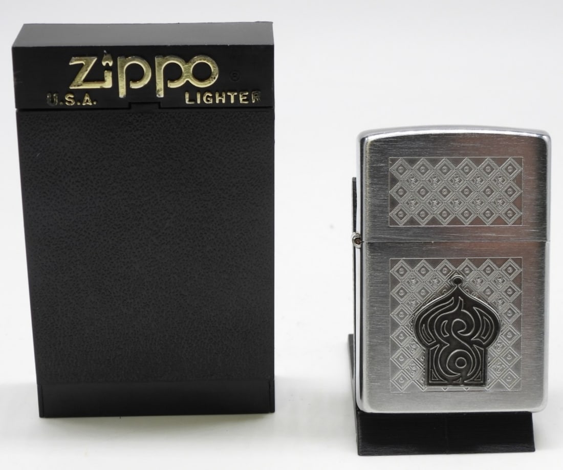 2001 Joe Camel Casbah Zippo Unfired: Unfired, in a box. Mosque Dome