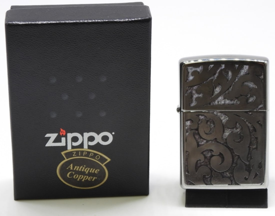 2020 Filigree Chrome Zippo Sealed: Sealed. 2020. Comes with a box