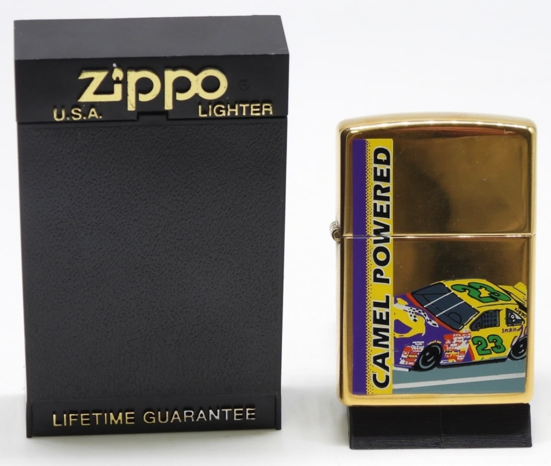 1996 Camel Powered Racing #23 Zippo Sealed: Sealed.1996. Comes with a box