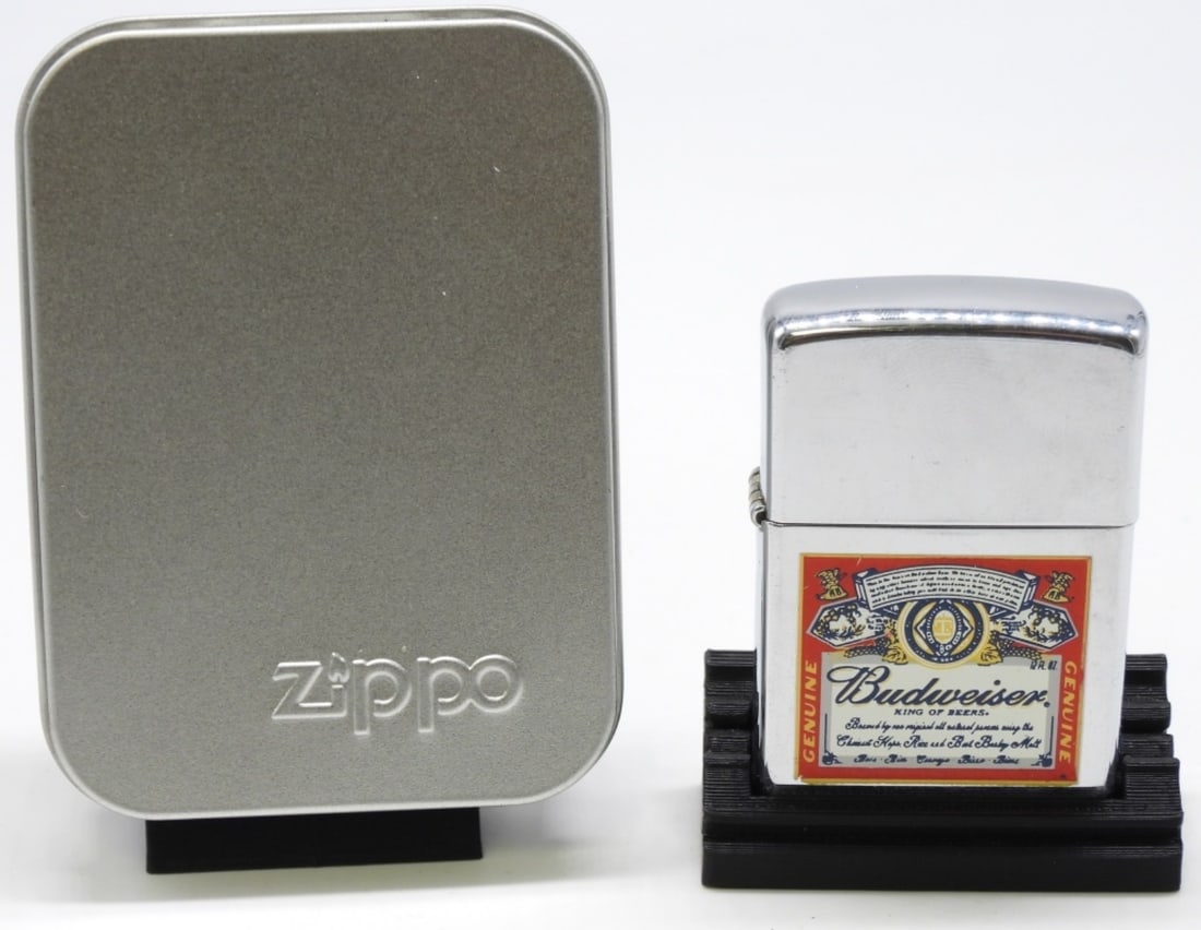 2003 Budweiser Logo Zippo Fired (1 of 5)