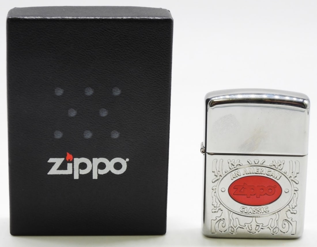 All American Zippo Classic Red Epoxy: In a box, 2015. Sealed