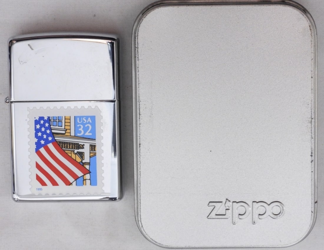 2013 US Stamp Zippo, Sealed: Comes in a Zippo tin, sealed