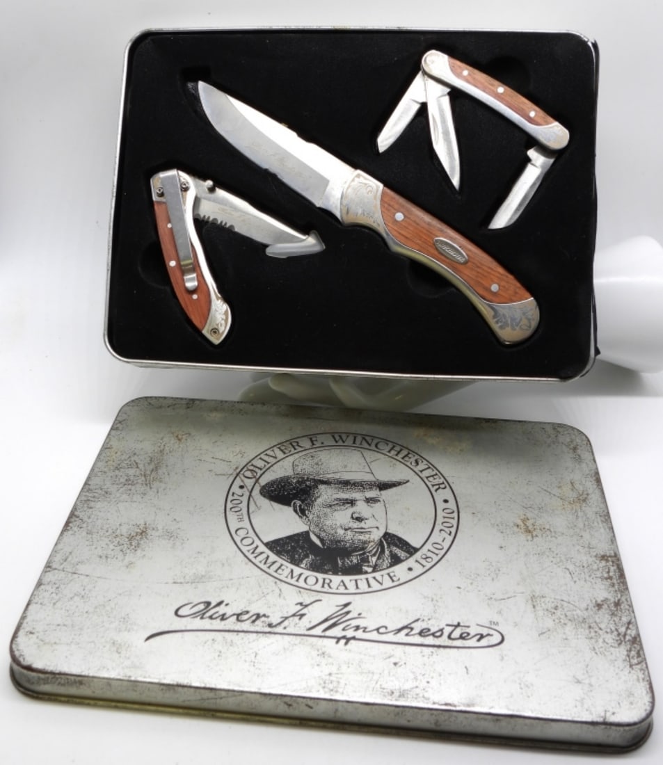 Oliver F. Winchester 200th Commemorative: Three set in a tin