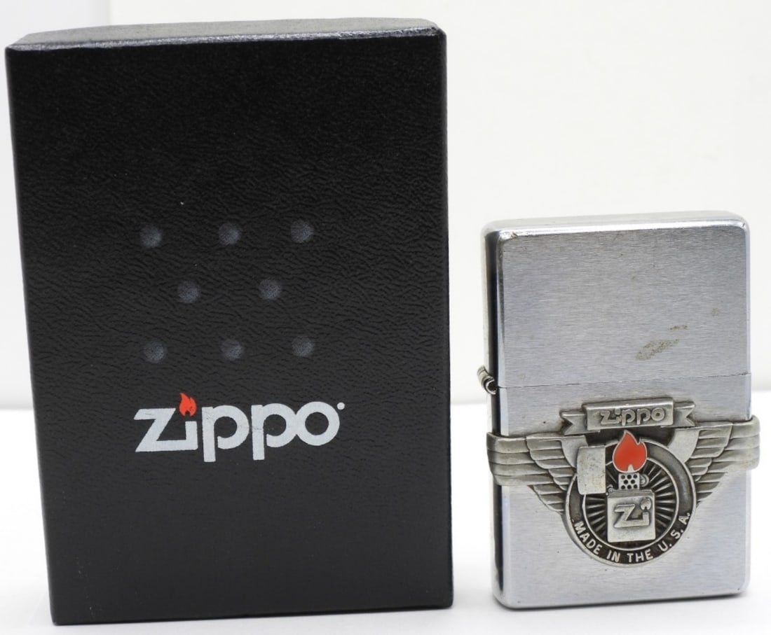 Flame/Wings Zippo Logo 1999 Unfired (1 of 5)