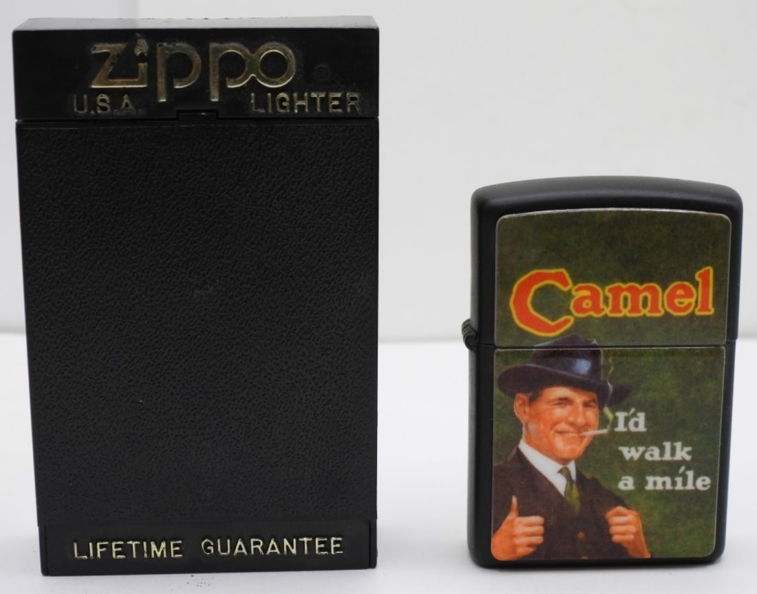 1997 Camel I'd Walk A Mile Zippo Unfired (1 of 5)