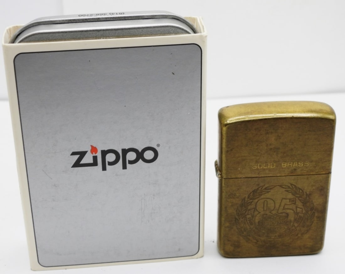 85th Anniversary Harley-Davidson Zippo Fired (1 of 5)