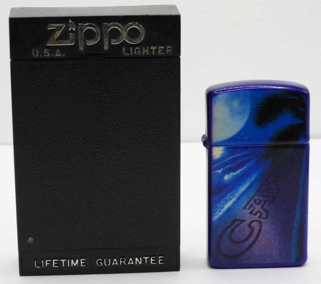 1993 Camel Moonlit Beach Slim Zippo Fired (1 of 5)