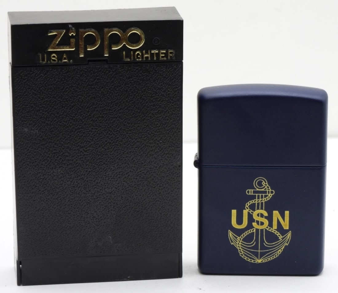 2002 United States Navy Anchor Sealed: Sealed. In a case. Matte blue