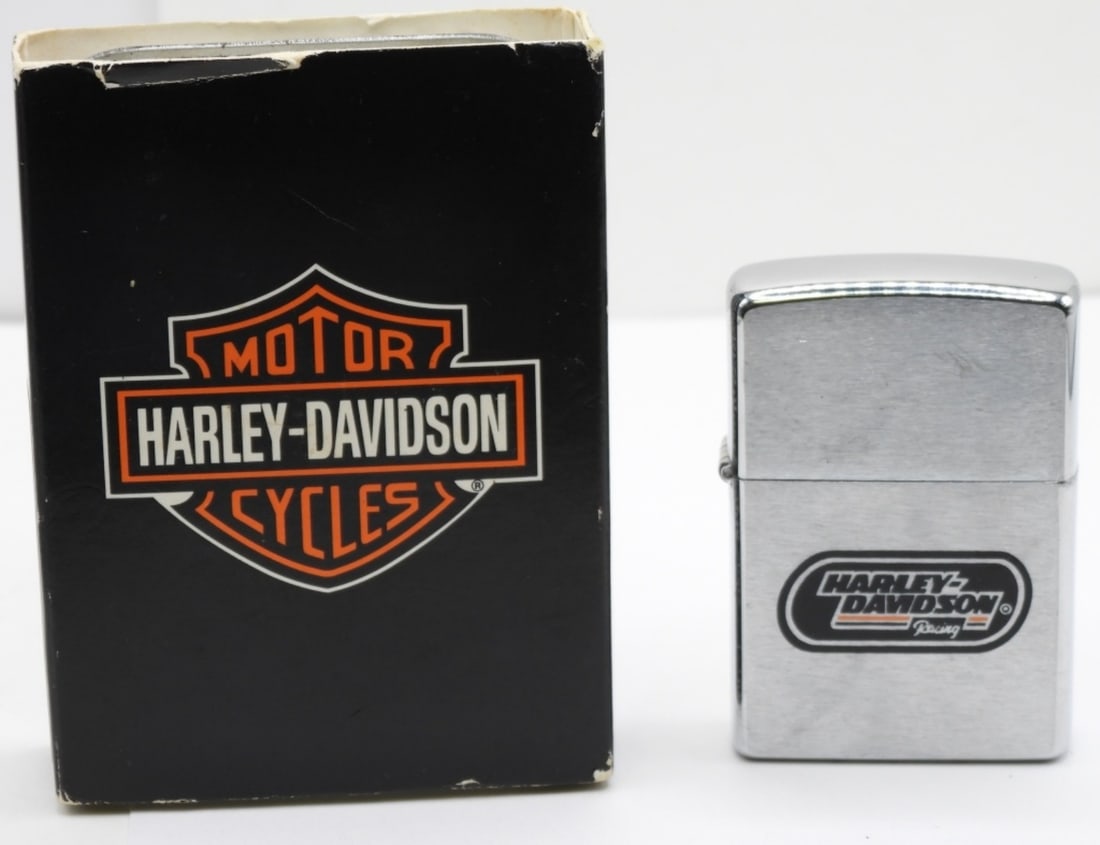 Harley-Davidson Racing Zippo 1997 Unfired (1 of 5)