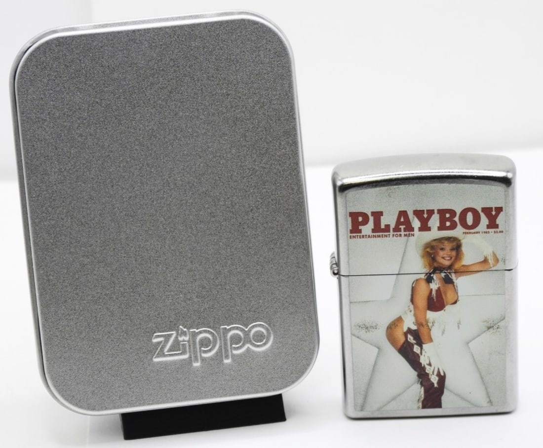 Zippo Playboy February 1985 Cover Sealed: Sealed, comes with a box. 2017.