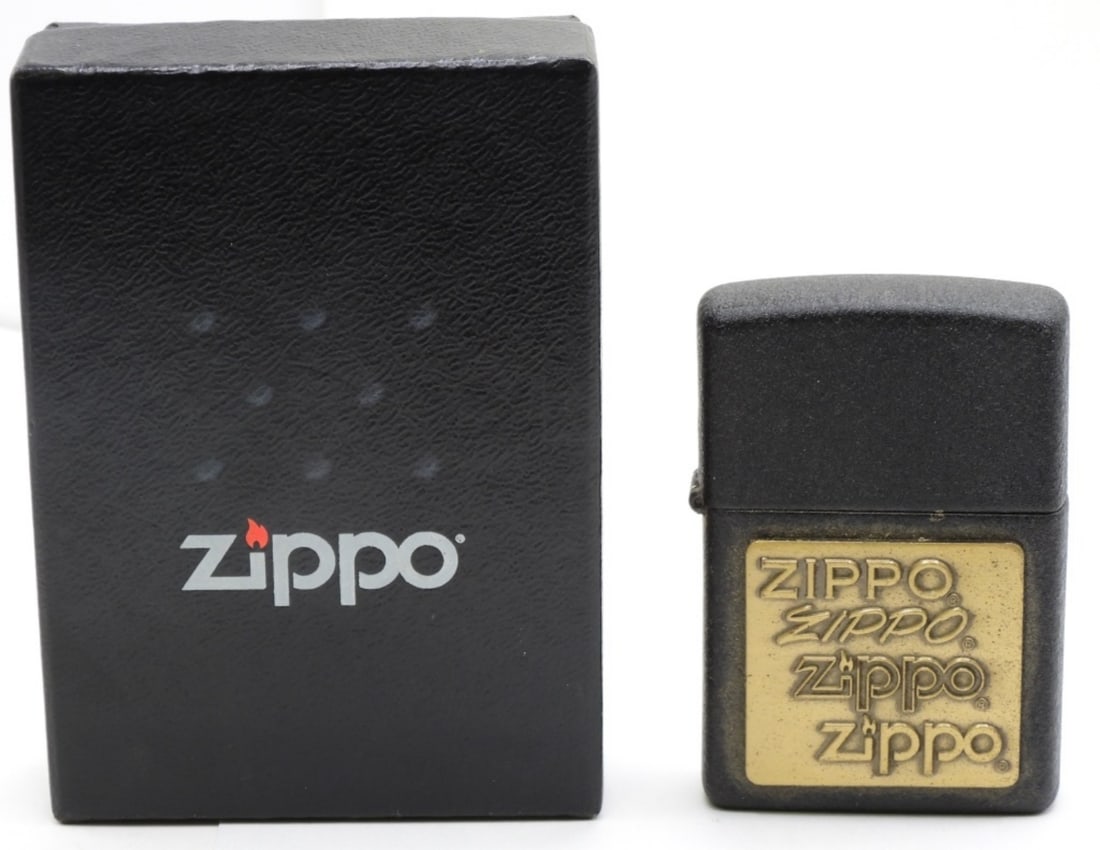 Zippo Logo Emblem Lighter 2011 Sealed: Sealed. Comes in a box.