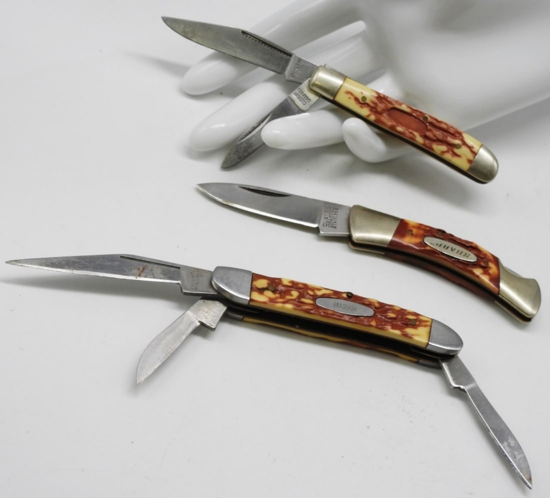 (3) Mixed Lot Of Small Lot Of Pocket Knives (1 of 2)